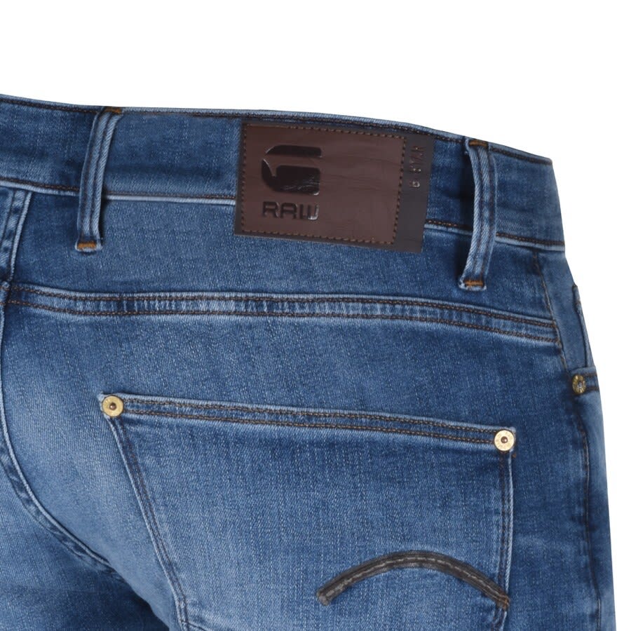 G Star Raw Revend Skinny Jeans Mid Wash Blue